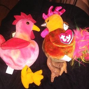 Two beanie babies